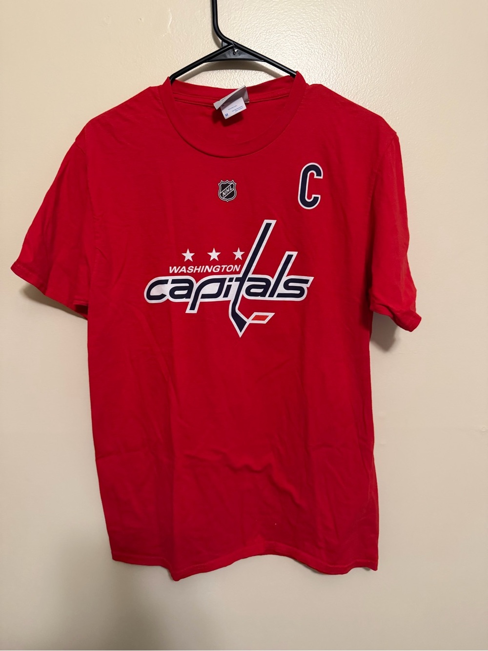 Fanatics Washington Capitals Red Short Sleeve Tee